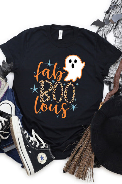 You're FaBOOlous Ghoul Cuffed Graphic Tee | Black | +Plus Available