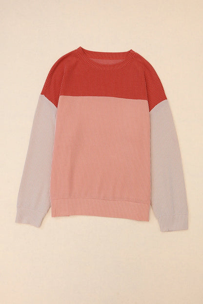 Glass Half Full Long Sleeve Top | Red | +Plus Available