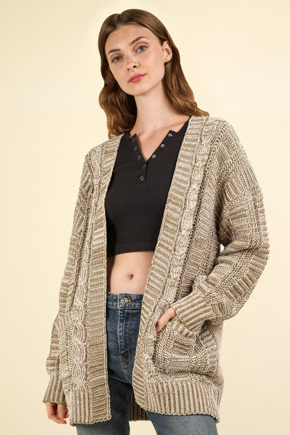 Stay Cozy Oversized Cardigan | Olive