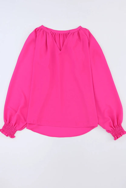 Radiant Ramona Long Sleeve Top | Pink