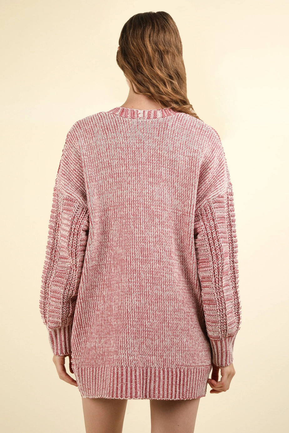 Stay Cozy Oversized Cardigan | Brick