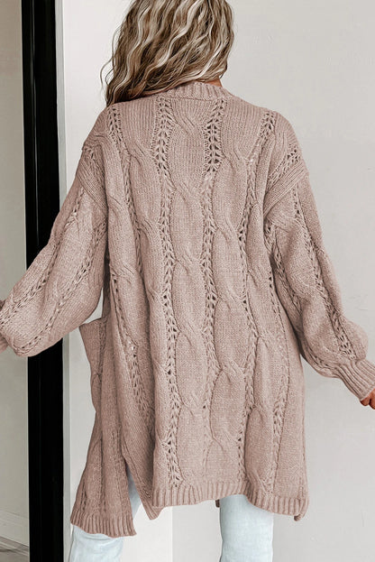 Hold On Tight Knit Cardigan | Blush | +Plus Available