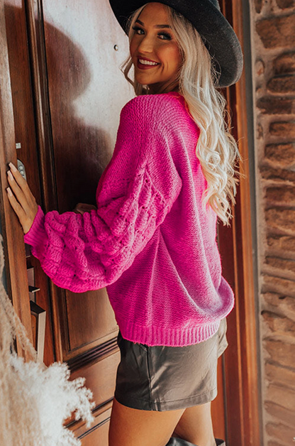 Just Juju Knit Sweater | Pink