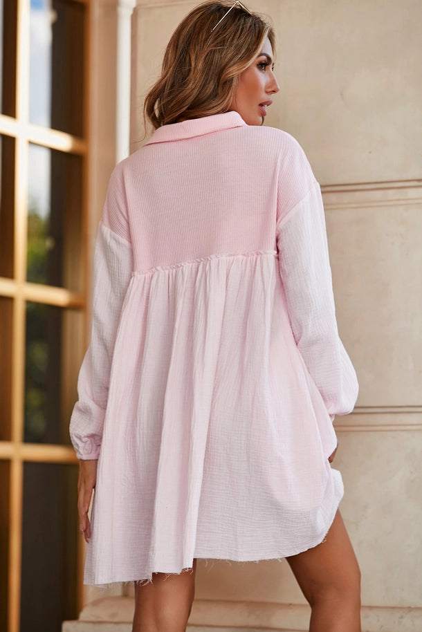 Bless Your Heart Shirt Dress | Pink