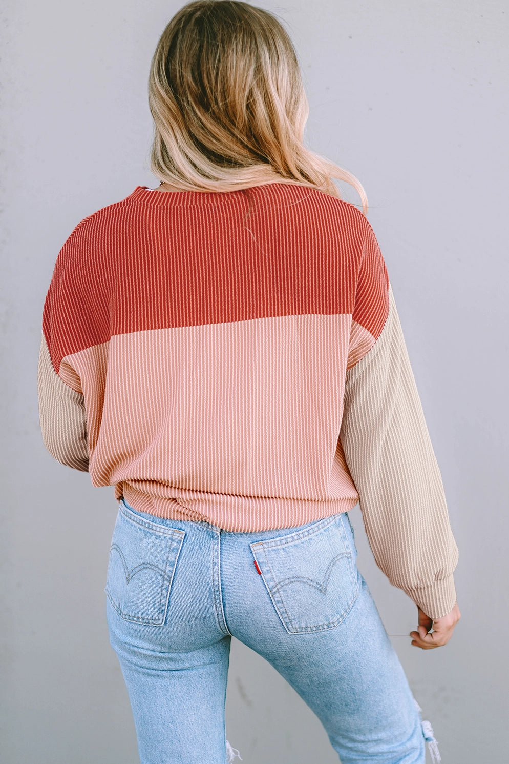 Glass Half Full Long Sleeve Top | Red | +Plus Available