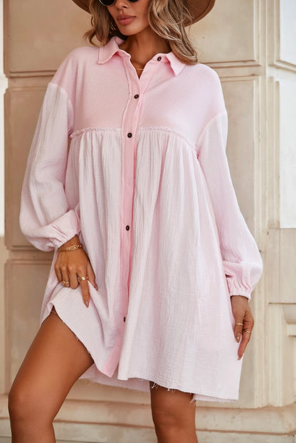 Bless Your Heart Shirt Dress | Pink